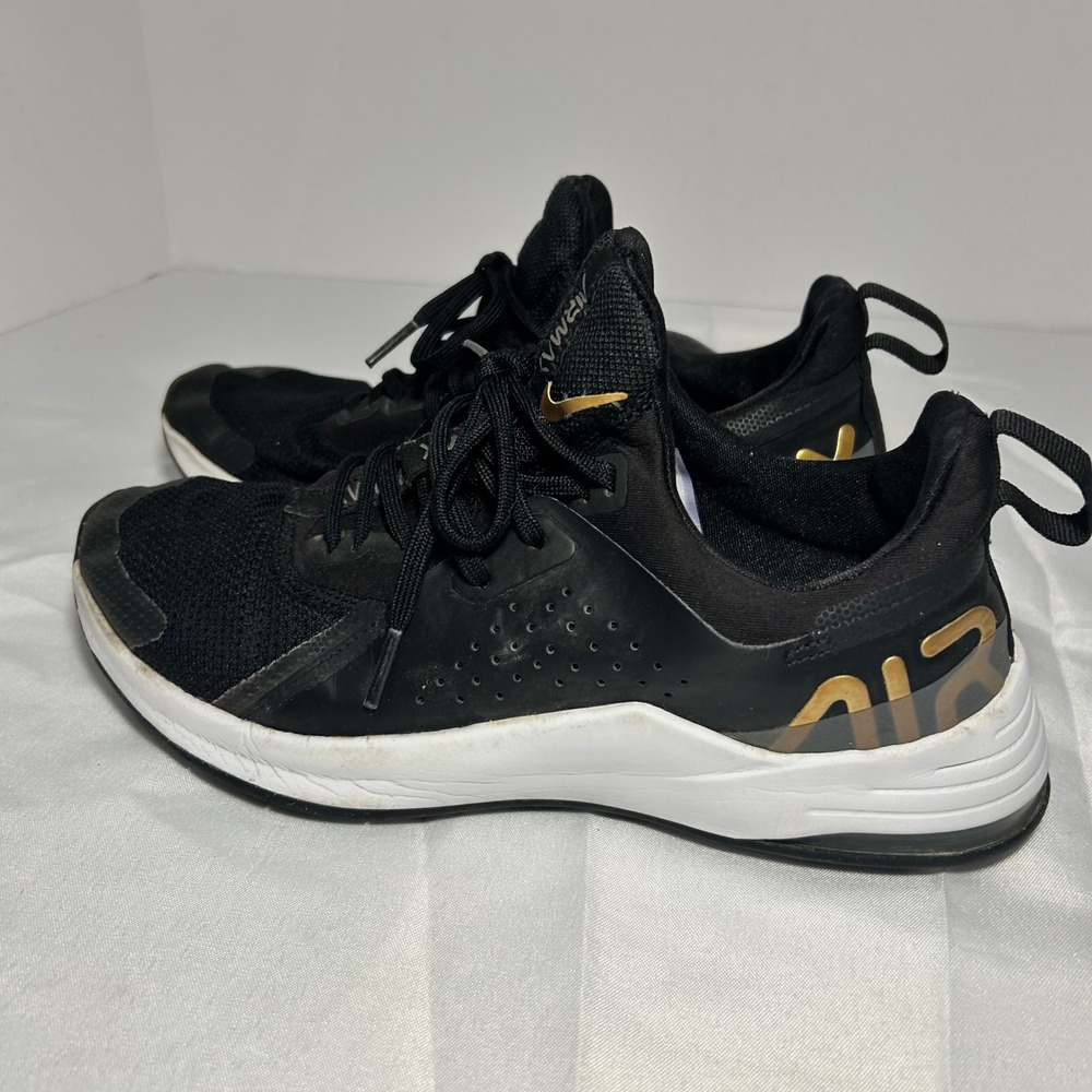 Nike Air Max Bella TR 3 Womens Training Shoes Black Gold CJ0842-005 Size 8